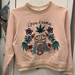 Sandro Paris “Love Karma” sweater, S.